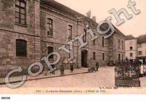 Ville de LONSLESAUNIER, carte postale ancienne