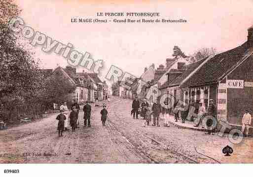 Ville de MAGE(LE), carte postale ancienne