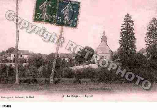 Ville de MAGE(LE), carte postale ancienne