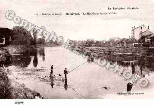 Ville de MALZEVILLE, carte postale ancienne