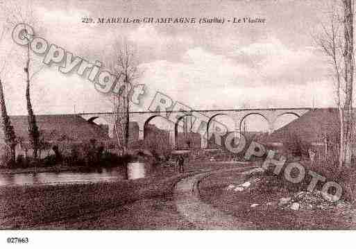 Ville de MAREILSURLOIR, carte postale ancienne Ville de MAREILSURLOIR, carte postale ancienne
