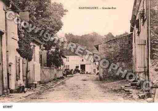 Ville de MARTINCOURT, carte postale ancienne