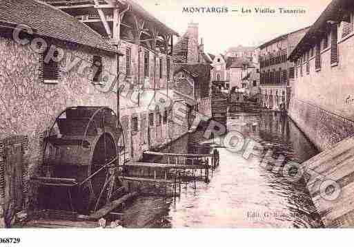 Ville de MONTARGIS, carte postale ancienne