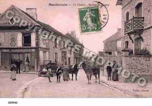 Ville de MONTEVRAIN, carte postale ancienne