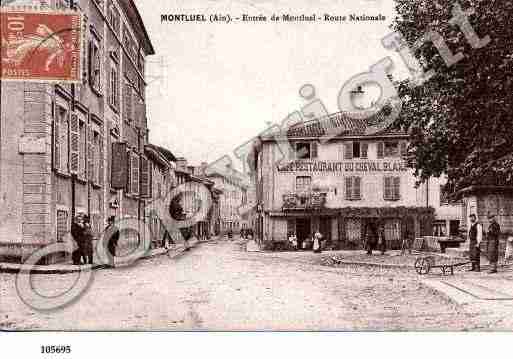 Ville de MONTLUEL, carte postale ancienne