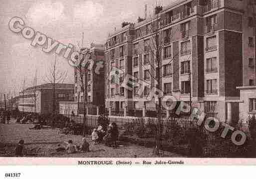 Ville de MONTROUGE, carte postale ancienne