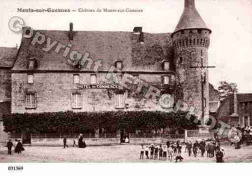 Ville de MONTSSURGUESNES, carte postale ancienne
