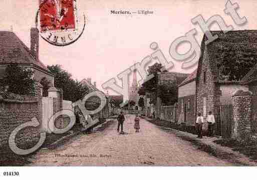 Ville de MORIERS, carte postale ancienne