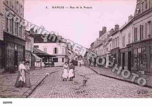 Ville de NANGIS, carte postale ancienne