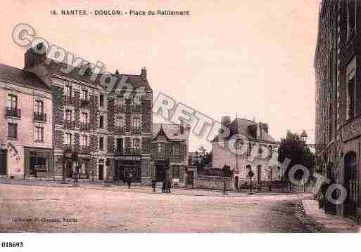 Ville de NANTES, carte postale ancienne