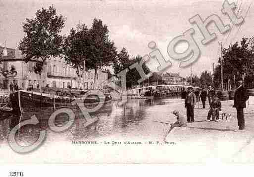 Ville de NARBONNE, carte postale ancienne