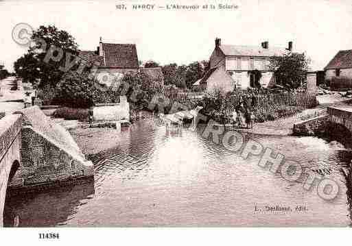 Ville de NARCY, carte postale ancienne