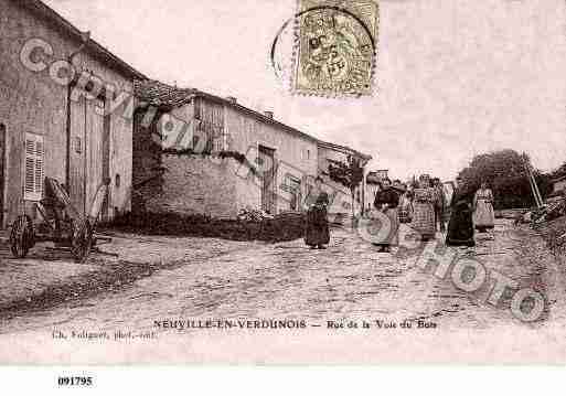 Ville de NEUVILLEENVERDUNOIS, carte postale ancienne