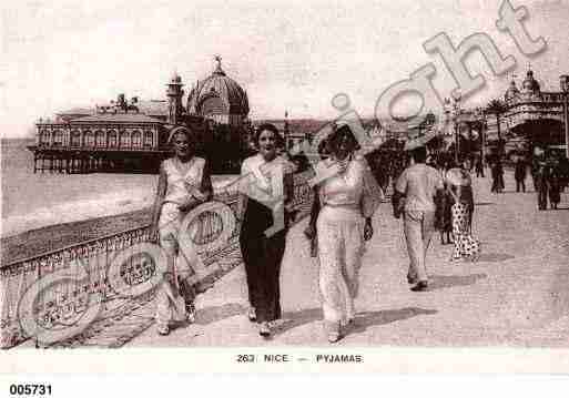 Ville de NICE, carte postale ancienne