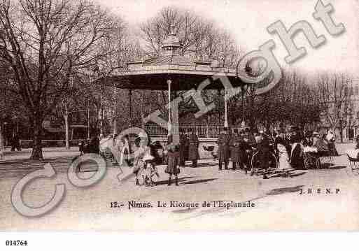 Ville de NIMES, carte postale ancienne