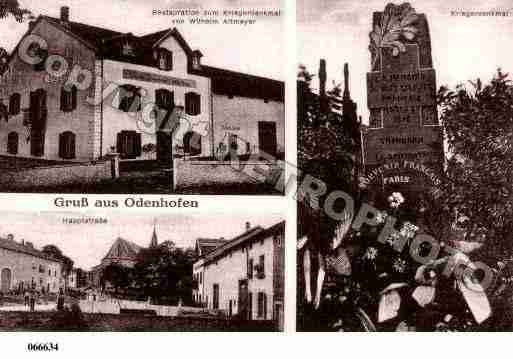 Ville de OBERDORFF, carte postale ancienne