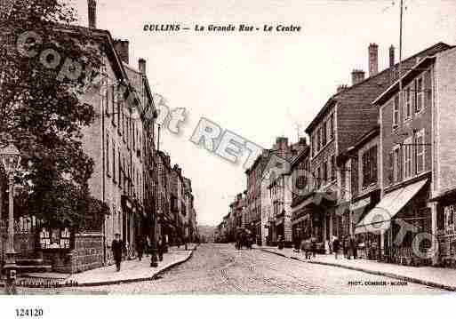 Ville de OULLINS, carte postale ancienne