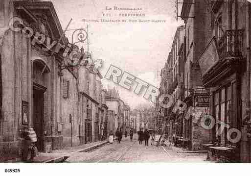 Ville de PERPIGNAN, carte postale ancienne