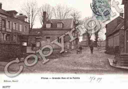 Ville de PITRES, carte postale ancienne