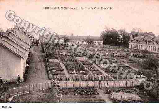 Ville de PORTBRILLET, carte postale ancienne