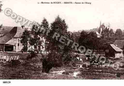 Ville de REBETS, carte postale ancienne