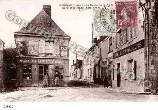 Ville de REIGNACSURINDRE, carte postale ancienne