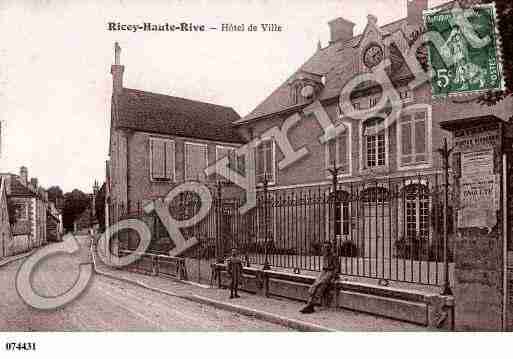 Ville de RICEYS(LES), carte postale ancienne