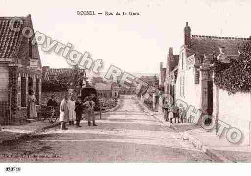 Ville de ROISEL, carte postale ancienne