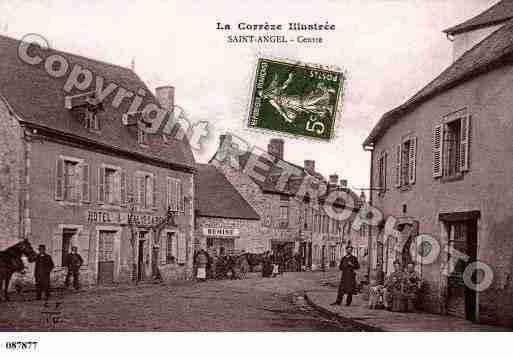 Ville de SAINTANGEL, carte postale ancienne