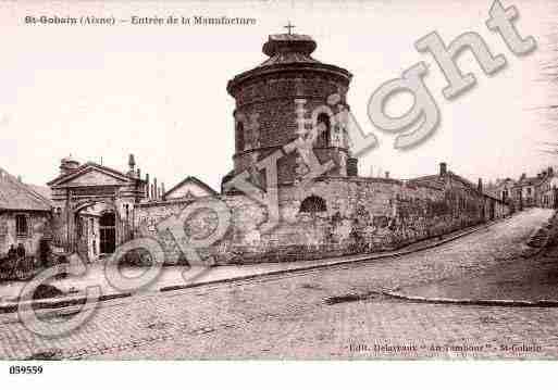 Ville de SAINTGOBAIN, carte postale ancienne