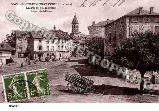 Ville de SAINTJULIENCHAPTEUIL, carte postale ancienne