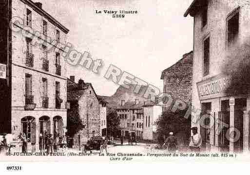 Ville de SAINTJULIENCHAPTEUIL, carte postale ancienne