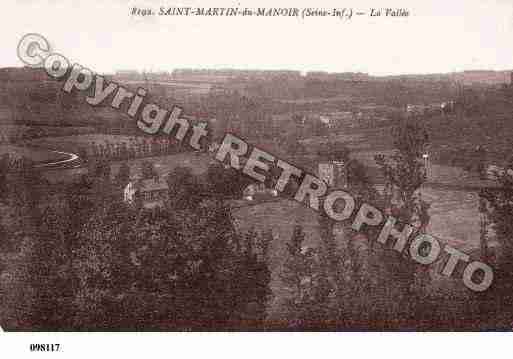 Ville de SAINTMARTINDUMANOIR, carte postale ancienne