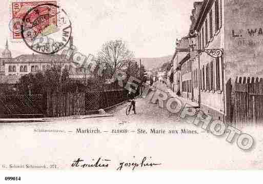 Ville de SAINTEMARIEAUXMINES, carte postale ancienne