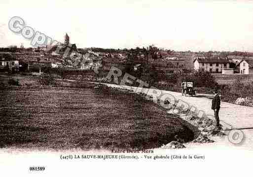 Ville de SAUVE(LA), carte postale ancienne