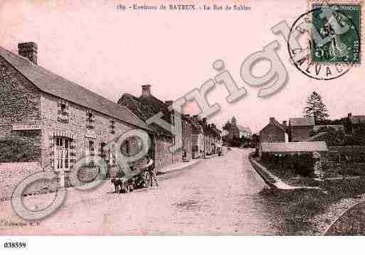 Ville de SUBLES, carte postale ancienne