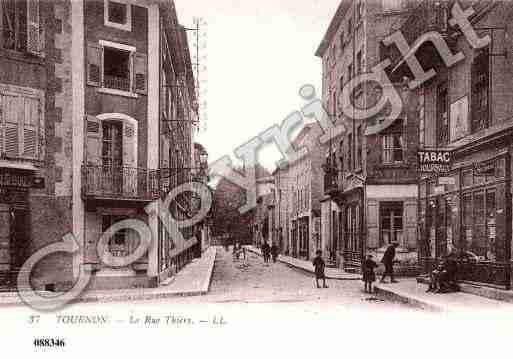 Ville de TOURNONSURRHONE, carte postale ancienne