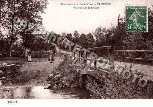 Ville de TROESNES, carte postale ancienne