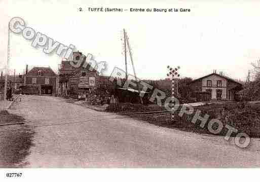 Ville de TUFFE, carte postale ancienne