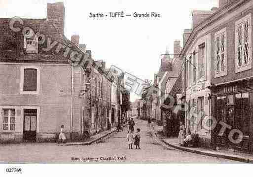 Ville de TUFFE, carte postale ancienne