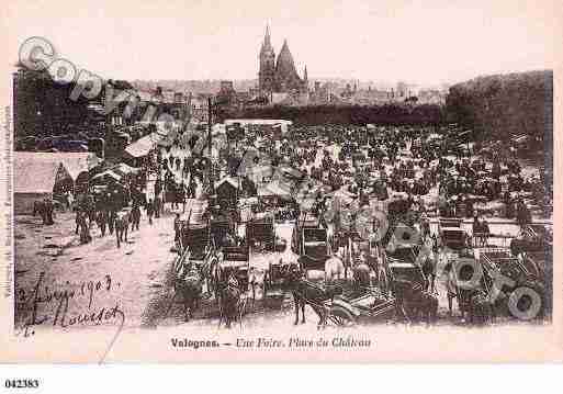 Ville de VALOGNES, carte postale ancienne