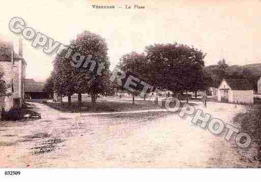 Ville de VEZANNES, carte postale ancienne