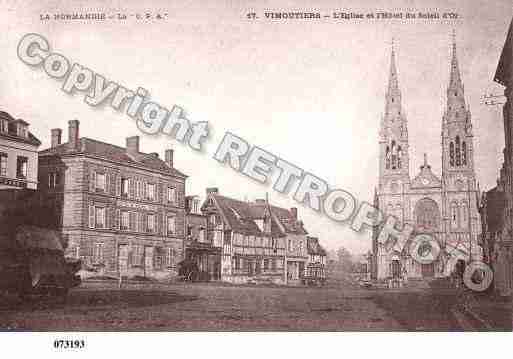 Ville de VIMOUTIERS, carte postale ancienne