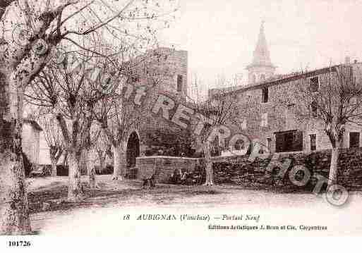 Ville de AUBIGNAN, carte postale ancienne