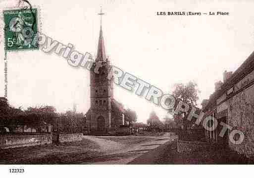 Ville de BARILS(LES), carte postale ancienne
