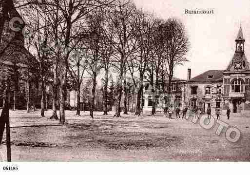 Ville de BAZANCOURT, carte postale ancienne