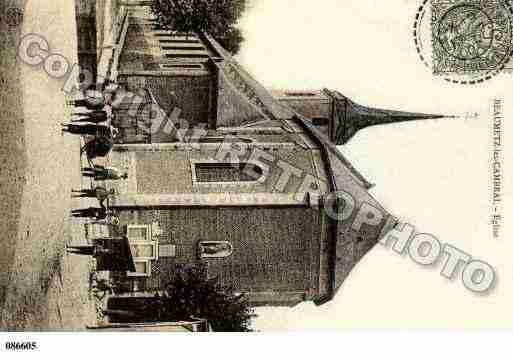 Ville de BEAUMETZLESCAMBRAI, carte postale ancienne Ville de BEAUMETZLESCAMBRAI, carte postale ancienne