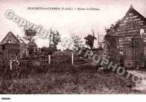 Ville de BEAUMETZLESCAMBRAI, carte postale ancienne Ville de BEAUMETZLESCAMBRAI, carte postale ancienne