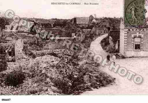 Ville de BEAUMETZLESCAMBRAI, carte postale ancienne