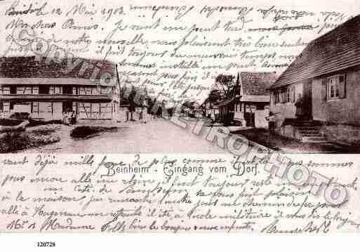 Ville de BEINHEIM, carte postale ancienne